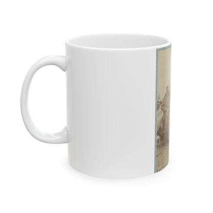 7th New York State Militia, Camp Cameron, D.C., 1861 021 (U.S. Civil War) White Coffee Mug