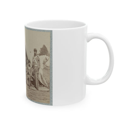 7th New York State Militia, Camp Cameron, D.C., 1861 022 (U.S. Civil War) White Coffee Mug