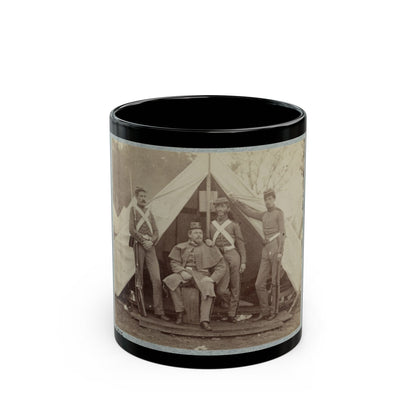 7th New York State Militia, Camp Cameron, D.C., 1861 023 (U.S. Civil War) Black Coffee Mug