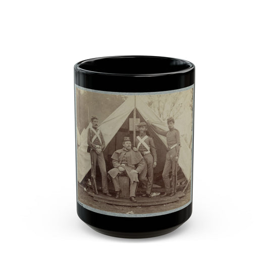 7th New York State Militia, Camp Cameron, D.C., 1861 023 (U.S. Civil War) Black Coffee Mug