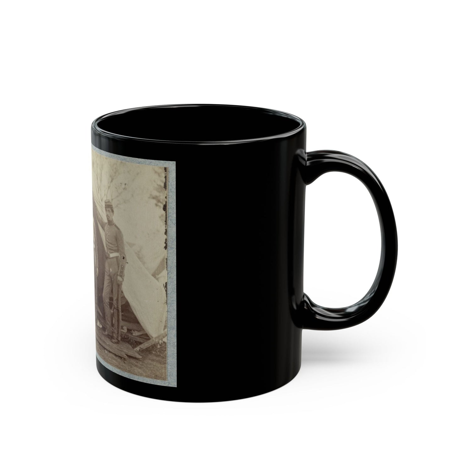 7th New York State Militia, Camp Cameron, D.C., 1861 023 (U.S. Civil War) Black Coffee Mug