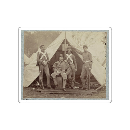 7th New York State Militia, Camp Cameron, D.C., 1861 023 (U.S. Civil War) STICKER Vinyl Die-Cut Decal-White-The Sticker Space