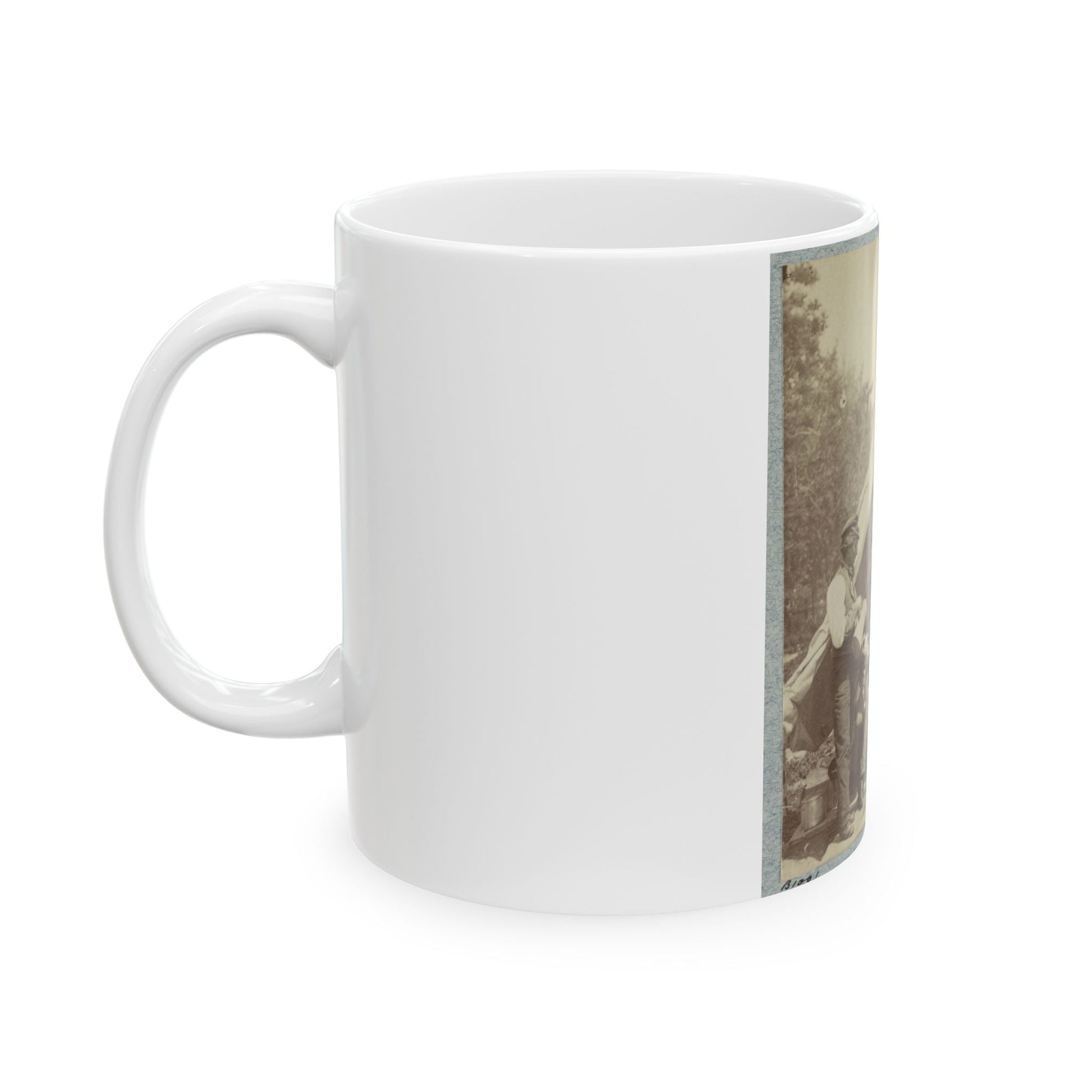 7th New York State Militia, Camp Cameron, D.C., 1861 026 (U.S. Civil War) White Coffee Mug-The Sticker Space