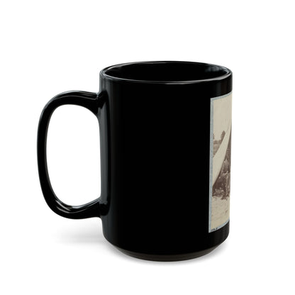 7th New York State Militia, Camp Cameron, D.C., 1861 027 (U.S. Civil War) Black Coffee Mug-The Sticker Space