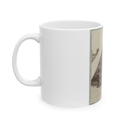 7th New York State Militia, Camp Cameron, D.C., 1861 027 (U.S. Civil War) White Coffee Mug-The Sticker Space