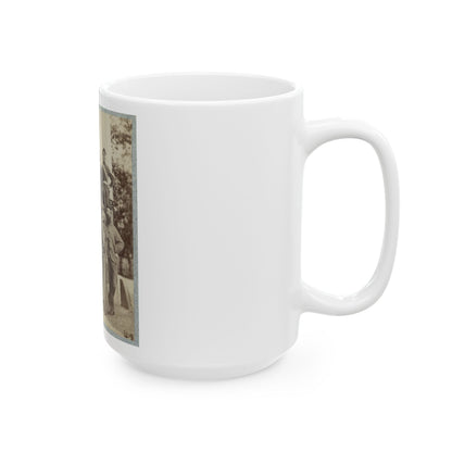 7th New York State Militia, Camp Cameron, D.C., 1861 028 (U.S. Civil War) White Coffee Mug-The Sticker Space