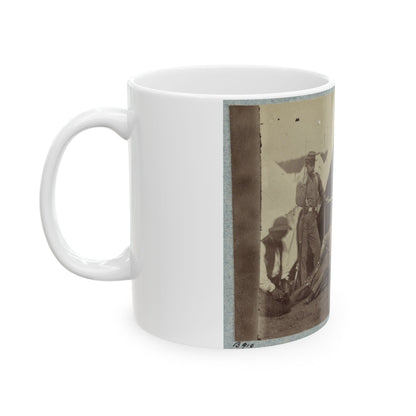 7th New York State Militia, Camp Cameron, D.C., 1861 030 (U.S. Civil War) White Coffee Mug-The Sticker Space