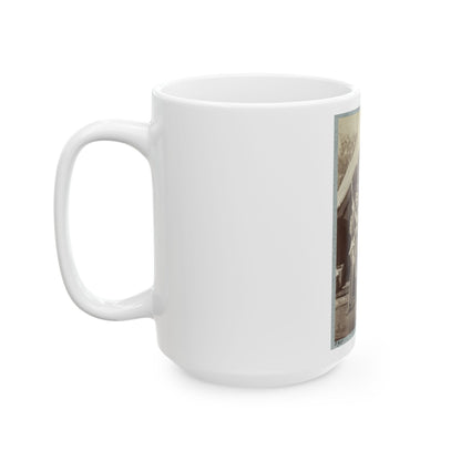 7th New York State Militia, Camp Cameron, D.C., 1861 031 (U.S. Civil War) White Coffee Mug-The Sticker Space