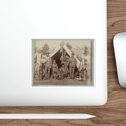 7th New York State Militia, Camp Cameron, D.C., 1861 032 (U.S. Civil War) STICKER Vinyl Die-Cut Decal-The Sticker Space