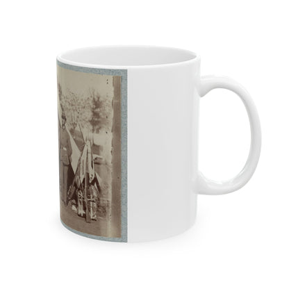 7th New York State Militia, Camp Cameron, D.C., 1861 032 (U.S. Civil War) White Coffee Mug-The Sticker Space