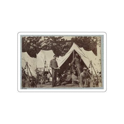 7th New York State Militia, Camp Cameron, D.C., 1861 033 (U.S. Civil War) STICKER Vinyl Die-Cut Decal-White-The Sticker Space