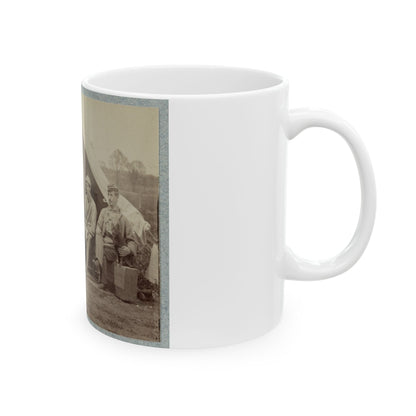 7th New York State Militia, Camp Cameron, D.C., 1861 034 (U.S. Civil War) White Coffee Mug-The Sticker Space