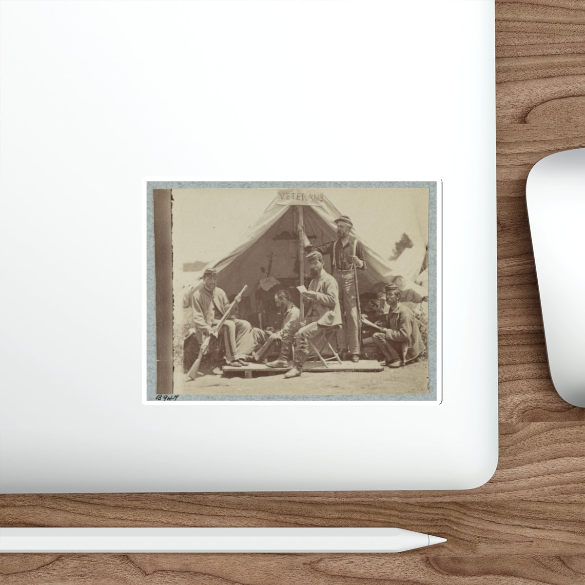 7th New York State Militia, Camp Cameron, D.C., 1861 035 (U.S. Civil War) STICKER Vinyl Die-Cut Decal-The Sticker Space