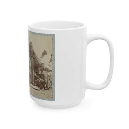 7th New York State Militia, Camp Cameron, D.C., 1861 035 (U.S. Civil War) White Coffee Mug-The Sticker Space