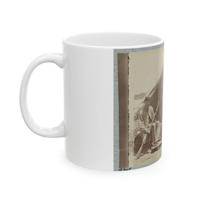 7th New York State Militia, Camp Cameron, D.C., 1861 035 (U.S. Civil War) White Coffee Mug-The Sticker Space