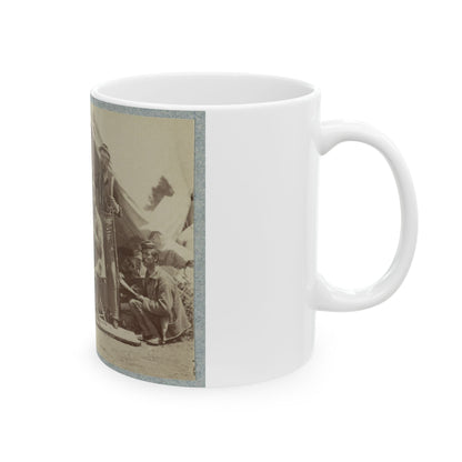 7th New York State Militia, Camp Cameron, D.C., 1861 035 (U.S. Civil War) White Coffee Mug-The Sticker Space