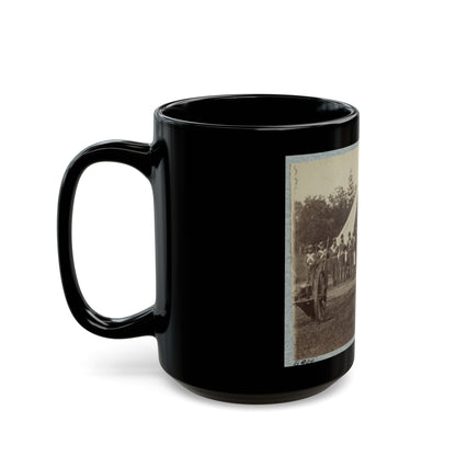 7th New York State Militia, Camp Cameron, D.C., 1861 036 (U.S. Civil War) Black Coffee Mug