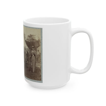 7th New York State Militia, Camp Cameron, D.C., 1861 036 (U.S. Civil War) White Coffee Mug