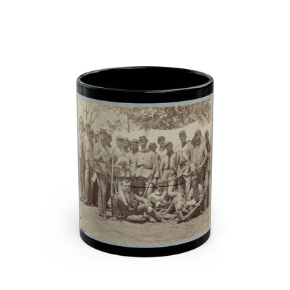 7th New York State Militia, Camp Cameron, D.C., 1861 037 (U.S. Civil War) Black Coffee Mug