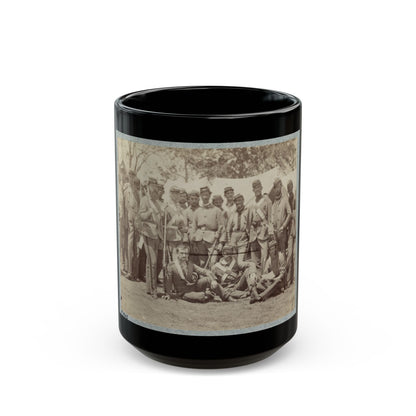 7th New York State Militia, Camp Cameron, D.C., 1861 037 (U.S. Civil War) Black Coffee Mug