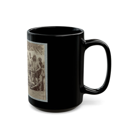 7th New York State Militia, Camp Cameron, D.C., 1861 037 (U.S. Civil War) Black Coffee Mug