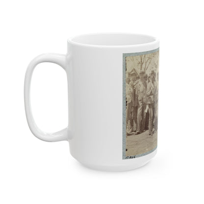 7th New York State Militia, Camp Cameron, D.C., 1861 037 (U.S. Civil War) White Coffee Mug