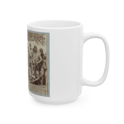 7th New York State Militia, Camp Cameron, D.C., 1861 037 (U.S. Civil War) White Coffee Mug