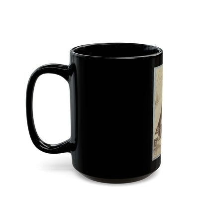 7th New York State Militia, Camp Cameron, D.C., 1861 038 (U.S. Civil War) Black Coffee Mug