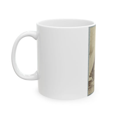 7th New York State Militia, Camp Cameron, D.C., 1861 038 (U.S. Civil War) White Coffee Mug