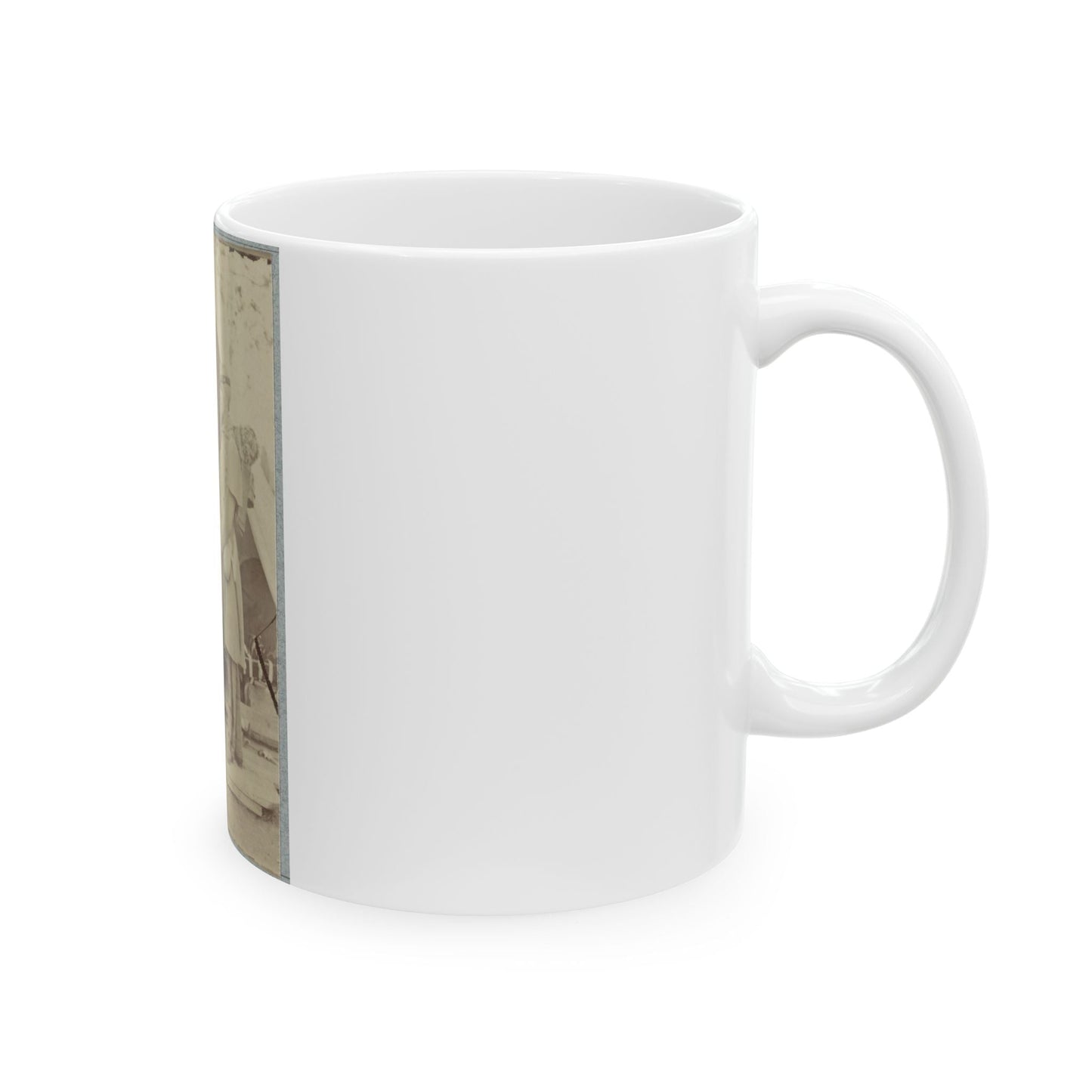 7th New York State Militia, Camp Cameron, D.C., 1861 038 (U.S. Civil War) White Coffee Mug