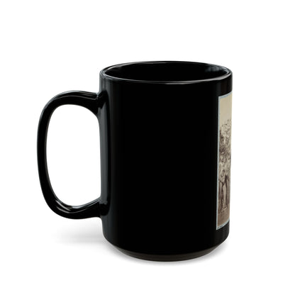 7th New York State Militia, Camp Cameron, D.C., 1861 039 (U.S. Civil War) Black Coffee Mug