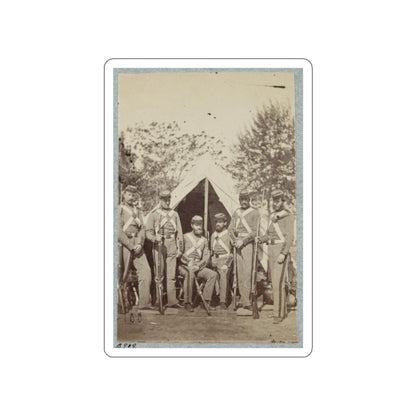 7th New York State Militia, Camp Cameron, D.C., 1861 039 (U.S. Civil War) STICKER Vinyl Die-Cut Decal-White-The Sticker Space