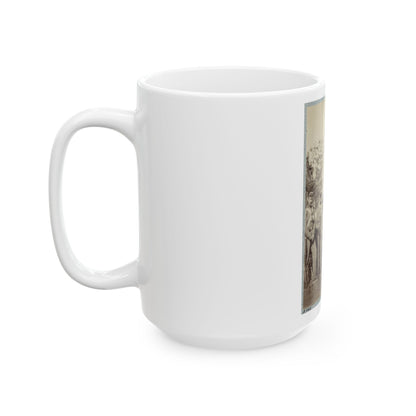 7th New York State Militia, Camp Cameron, D.C., 1861 039 (U.S. Civil War) White Coffee Mug