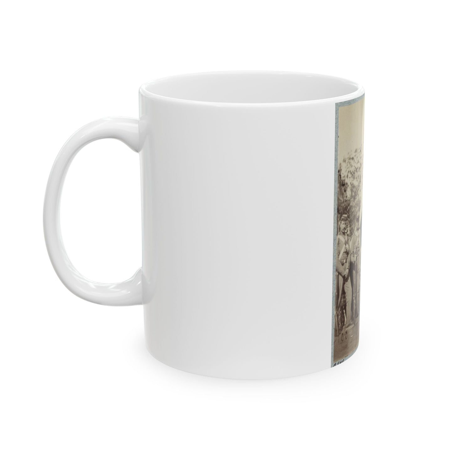 7th New York State Militia, Camp Cameron, D.C., 1861 039 (U.S. Civil War) White Coffee Mug