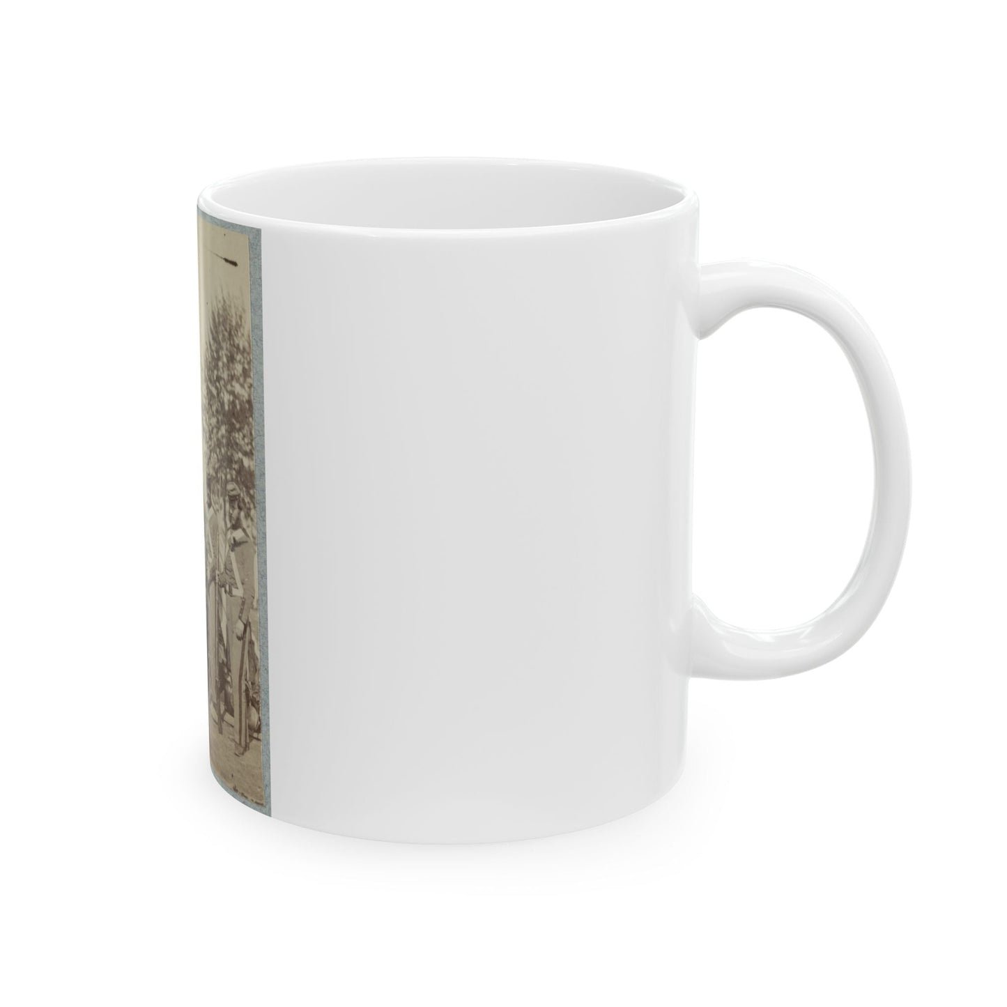 7th New York State Militia, Camp Cameron, D.C., 1861 039 (U.S. Civil War) White Coffee Mug