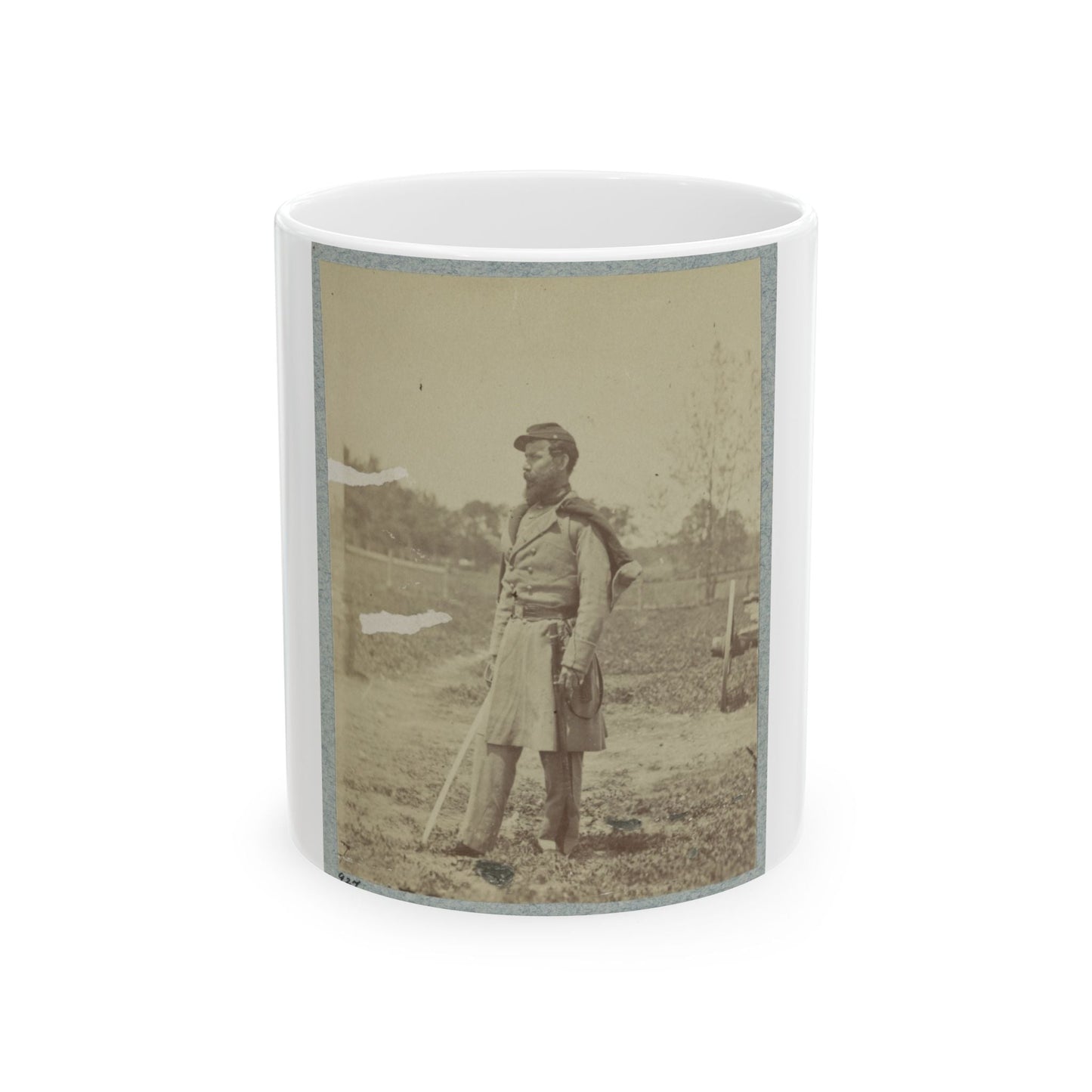 7th New York State Militia, Camp Cameron, D.C., 1861 (U.S. Civil War) White Coffee Mug