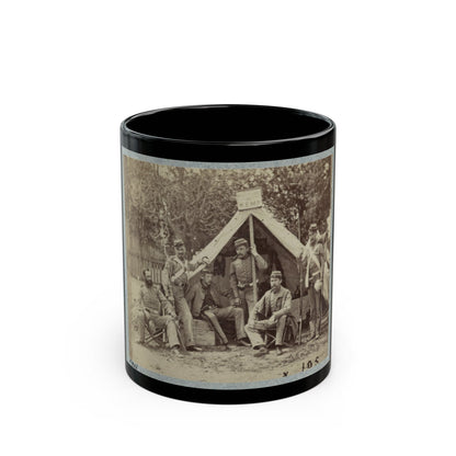 7th New York State Militia, Camp Cameron, D.C., 1861(2) (U.S. Civil War) Black Coffee Mug