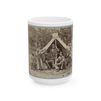 7th New York State Militia, Camp Cameron, D.C., 1861(2) (U.S. Civil War) White Coffee Mug