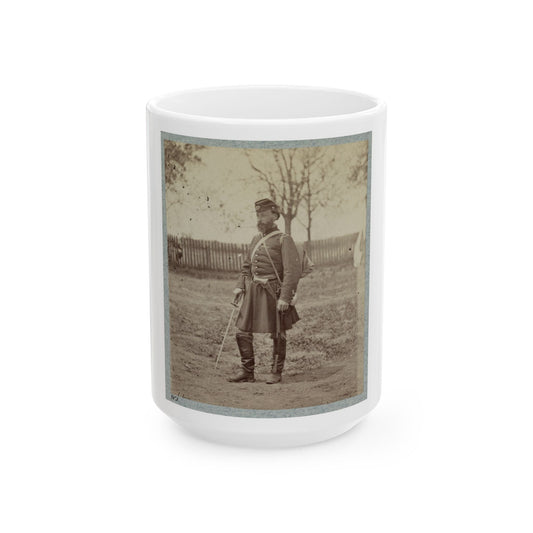 7th New York State Militia, Camp Cameron, D.C., 1861. (U.S. Civil War) White Coffee Mug