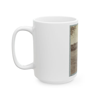 7th New York State Militia, Camp Cameron, D.C., 1861. (U.S. Civil War) White Coffee Mug