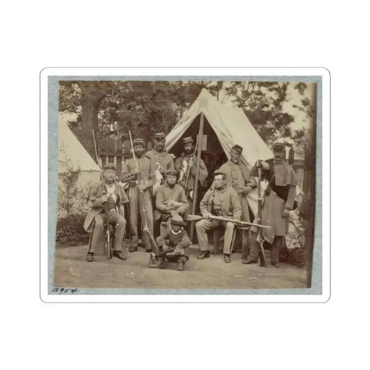 7Th New York State Militia, Camp Cameron, D.C., 1861 001(2) (U.S. Civil War) STICKER Vinyl Kiss-Cut Decal 2 Inch White - The Sticker Space
