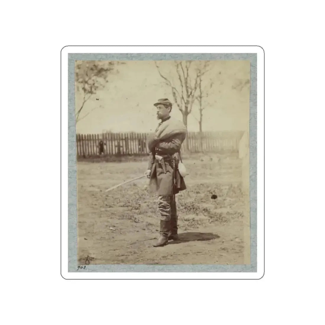 7th New York State Militia, Camp Cameron, D.C., 1861 001 (U.S. Civil War) STICKER Vinyl Die-Cut Decal - The Sticker Space