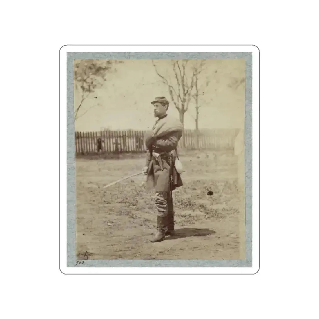 7th New York State Militia, Camp Cameron, D.C., 1861 001 (U.S. Civil War) STICKER Vinyl Die-Cut Decal White Die-Cut 2 Inch - The Sticker Space