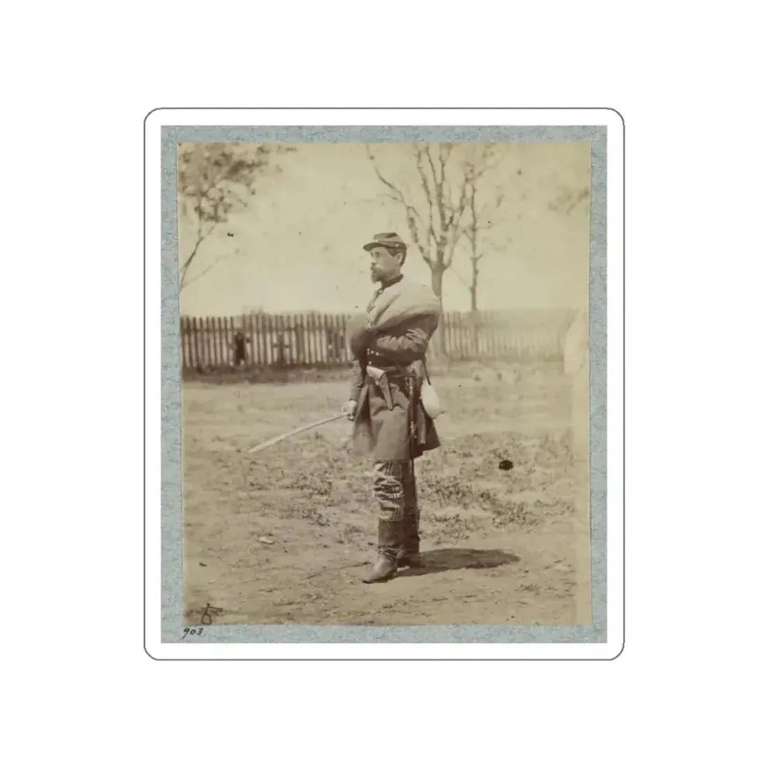 7th New York State Militia, Camp Cameron, D.C., 1861 001 (U.S. Civil War) STICKER Vinyl Die-Cut Decal White Die-Cut 3 Inch - The Sticker Space