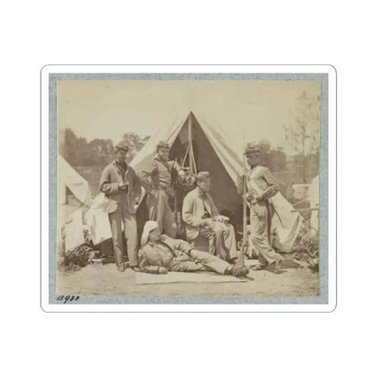 7Th New York State Militia, Camp Cameron, D.C., 1861 002(2) (U.S. Civil War) STICKER Vinyl Kiss-Cut Decal 3 Inch White - The Sticker Space