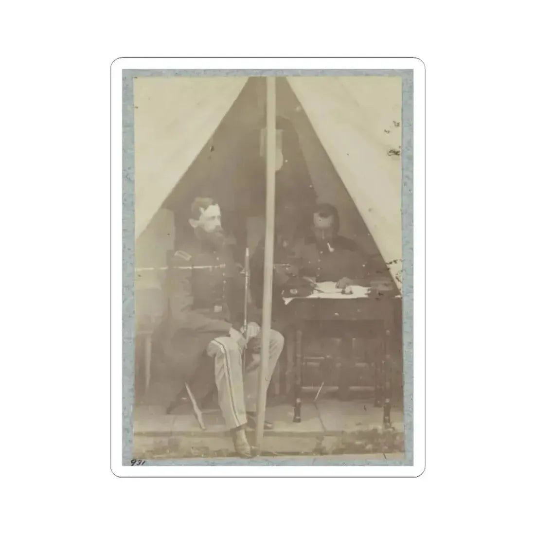 7Th New York State Militia, Camp Cameron, D.C., 1861 002 (U.S. Civil War) STICKER Vinyl Kiss-Cut Decal 2 Inch White - The Sticker Space