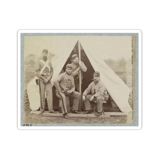 7Th New York State Militia, Camp Cameron, D.C., 1861 003(2) (U.S. Civil War) STICKER Vinyl Kiss-Cut Decal 2 Inch White - The Sticker Space