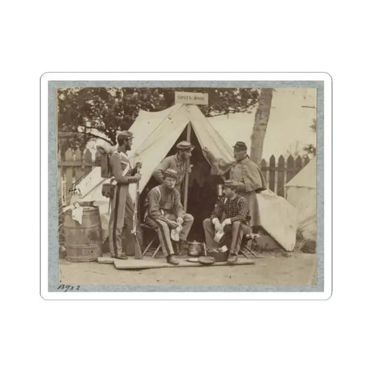 7Th New York State Militia, Camp Cameron, D.C., 1861 007 (U.S. Civil War) STICKER Vinyl Kiss-Cut Decal 2 Inch White - The Sticker Space
