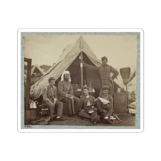 7Th New York State Militia, Camp Cameron, D.C., 1861 008 (U.S. Civil War) STICKER Vinyl Kiss-Cut Decal 2 Inch White - The Sticker Space