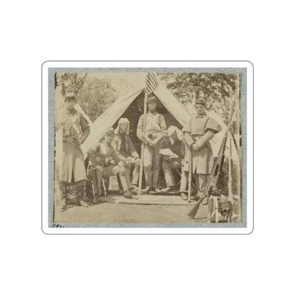 7th New York State Militia, Camp Cameron, D.C., 1861 009 (U.S. Civil War) STICKER Vinyl Die-Cut Decal - The Sticker Space